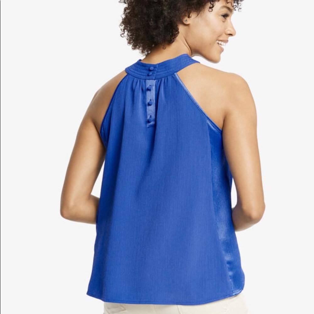 High-neck sleeveless tank blouse - Picture 2 of 7